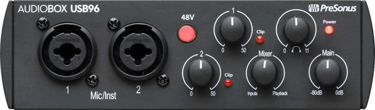 BUNDLE: Presonus AudioBox USB 96 Studio Ultimate Bundle + Arturia Minilab MKII + MJ Audio SD281 Microphone stand