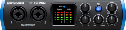 PreSonus Studio 24c USB-C Audio Interface
