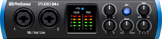PreSonus Studio 24c USB-C Audio Interface