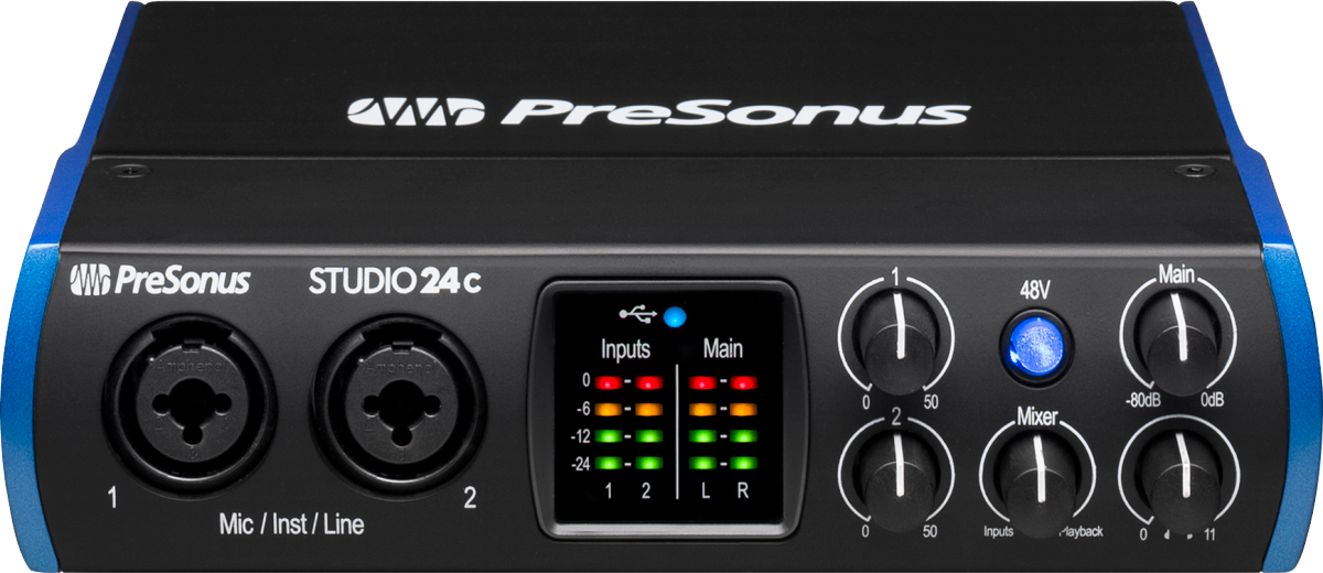 PreSonus Studio 24c USB-C Audio Interface