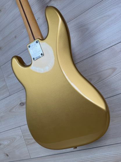 Fender 75th Anniversary Player II Precision Bass, Aztec Gold #1386