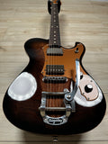 Veritas Custom Portlander Walnut Top, Acrylic Pickguard, Bigsby, Faux Binding