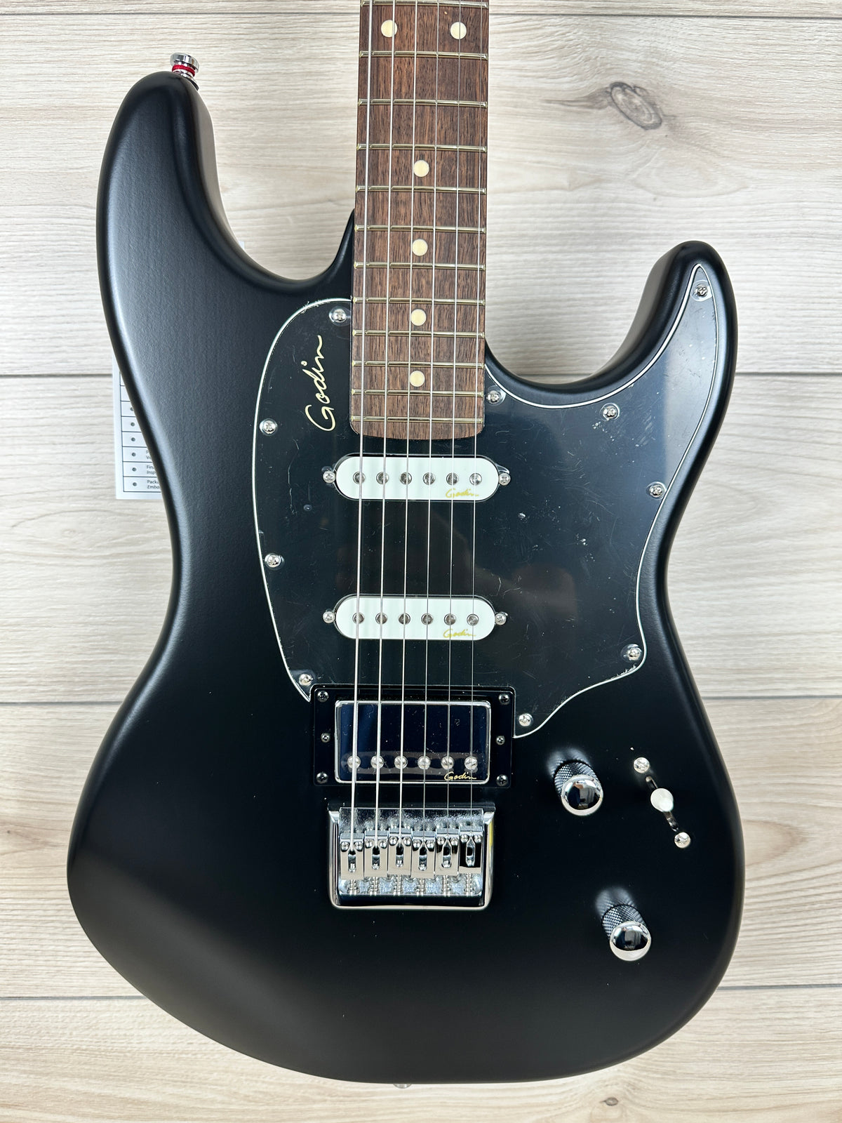 Godin Session HT HSS Electric Guitar Matte Black - CBN Music Warehouse