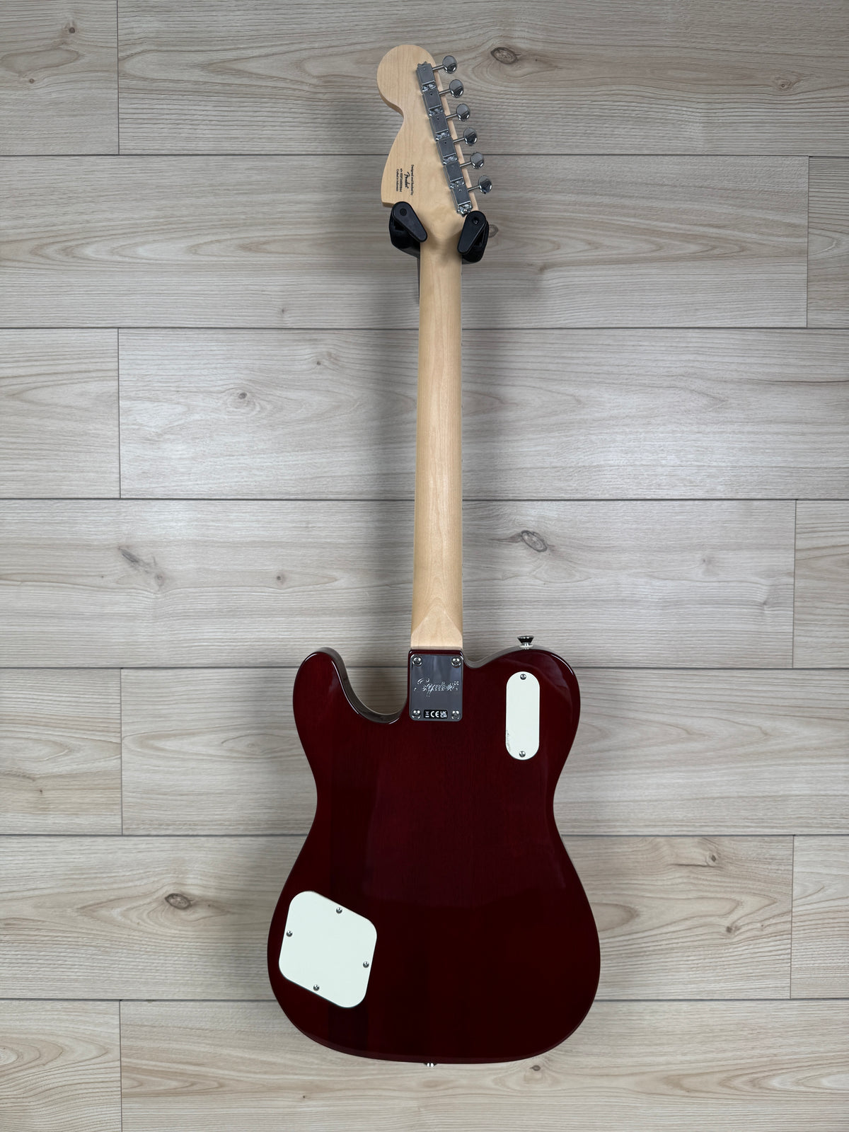 Squier Paranormal Troublemaker Telecaster Deluxe Bigsby Electric Guitar, Honey Sunburst