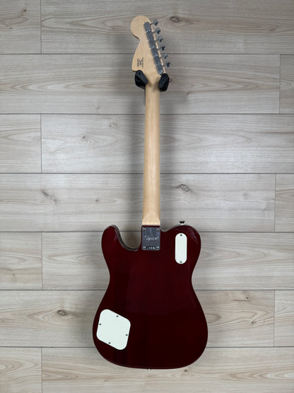 Squier Paranormal Troublemaker Telecaster Deluxe Bigsby Electric Guitar, Honey Sunburst