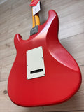 Fender American Ultra Luxe Vintage '60s Stratocaster HSS Electric Guitar, Fiesta Red - #1721