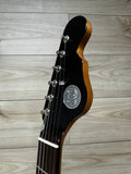 Veritas Custom Electric Guitar Portlander - Black with Tortoise Pickguard, Bigsby, Matching HS
