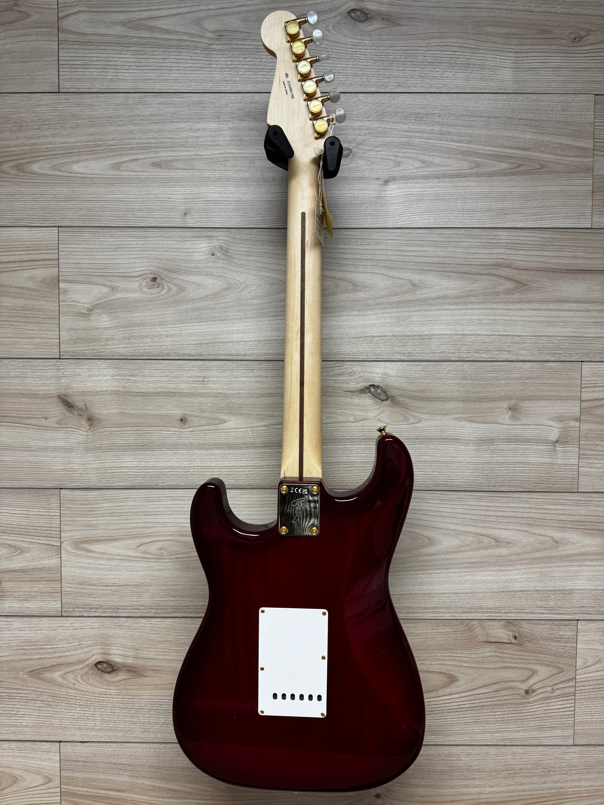 Fender Richie Kotzen Signature Stratocaster Electric Guitar, Transparent Red Burst