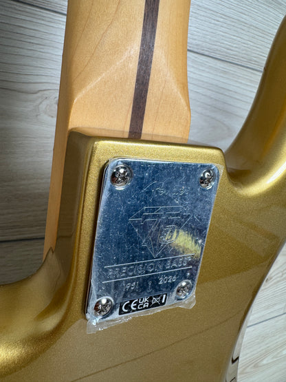 Fender 75th Anniversary Player II Precision Bass, Aztec Gold #1386