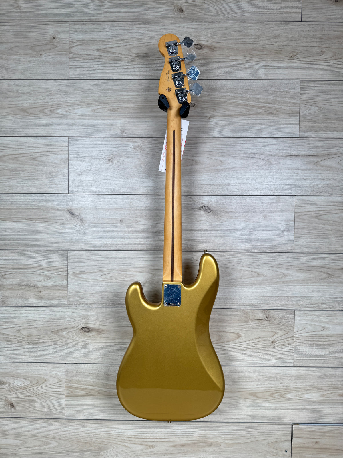 Fender 75th Anniversary Player II Precision Bass, Aztec Gold #1386