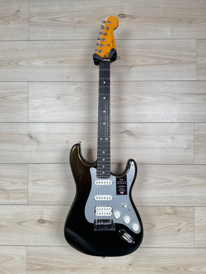 Fender American Ultra II Stratocaster HSS Electric Guitar, Texas Tea - #4967