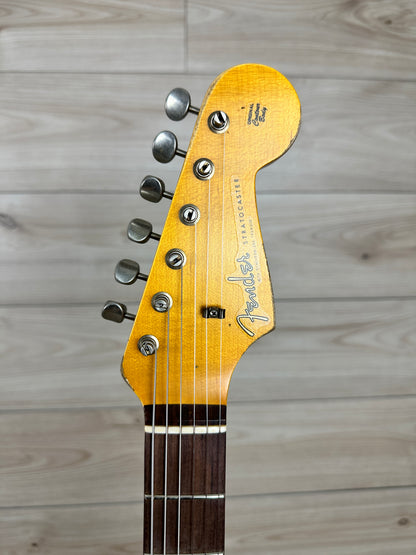 Fender Custom Shop 1961 Stratocaster Heavy Relic Aged Ocean Turquoise over 3-Color Sunburst