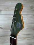 Veritas Custom Portlander Double Cut Olive Drab with Matching Headstock