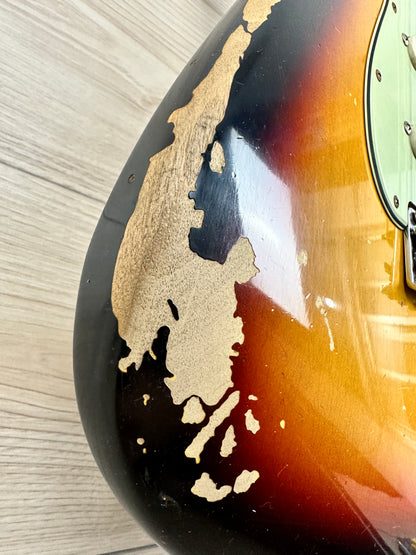 Fender Custom Shop Michael Landau Signature 1968 Stratocaster Bleached 3-Color Sunburst - R126146