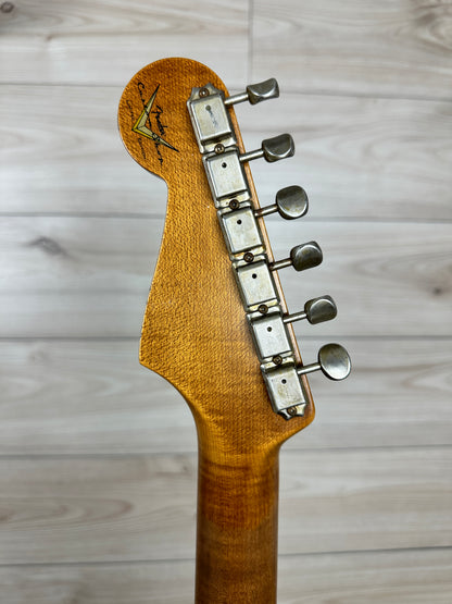 Fender Custom Shop Limited Edition Heavy Relic 59' Roasted Strat - Aged Sherwood Green Metallic