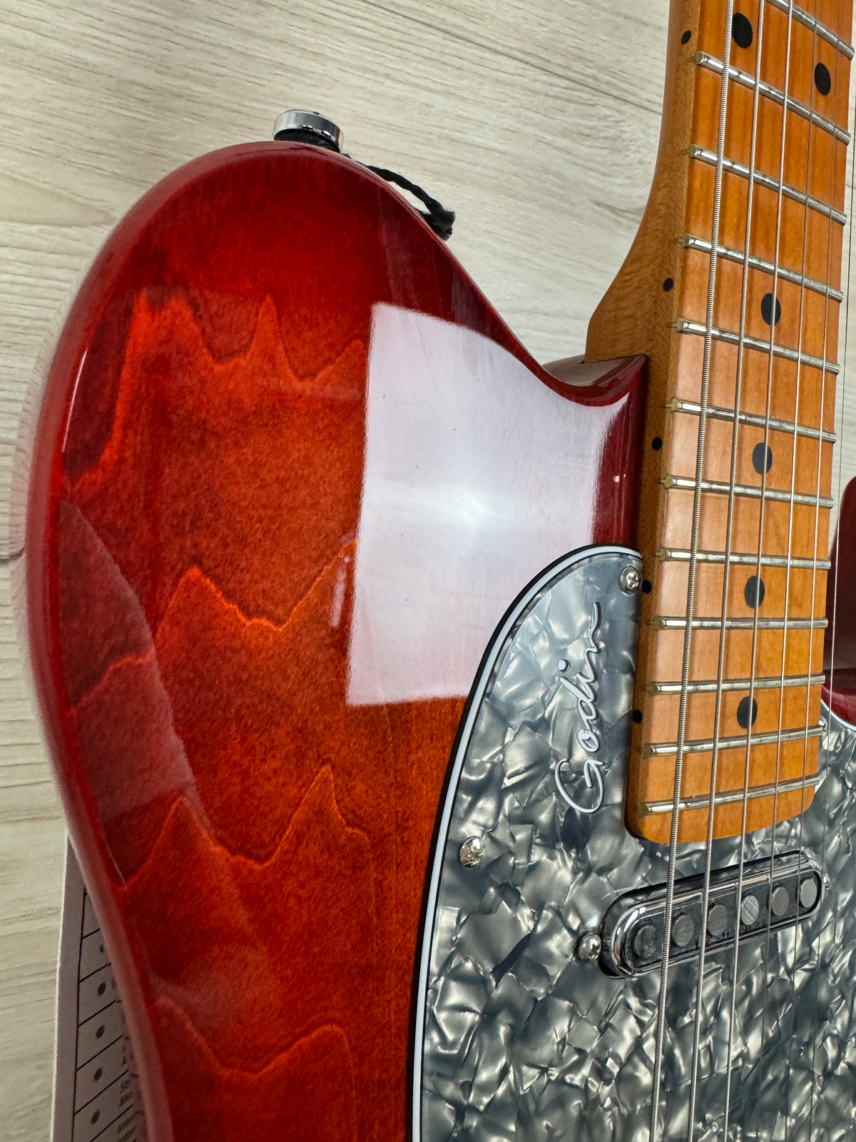 Godin 052448 Stadium Pro MN Guitar, Maple Fretboard, Sunset Burst