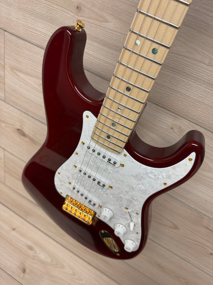 Fender Richie Kotzen Signature Stratocaster Electric Guitar, Transparent Red Burst
