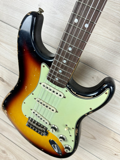 Fender Custom Shop Michael Landau Signature 1968 Stratocaster Bleached 3-Color Sunburst - R131907
