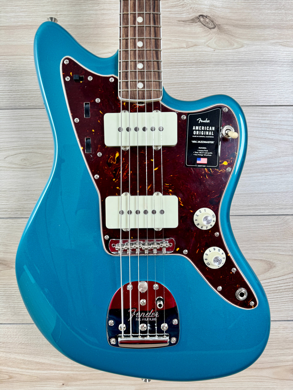 Fender American Original 60s Jazzmaster Rosewood Fingerboard, Ocean Turquoise
