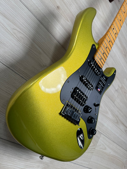 Fender American Ultra II Stratocaster HSS Electric Guitar, Solar Flare - #7056