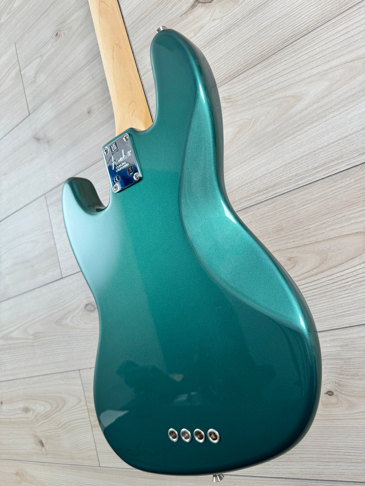 Fender Adam Clayton Jazz Bass Rosewood Fingerboard, Sherwood Green Metallic #0587