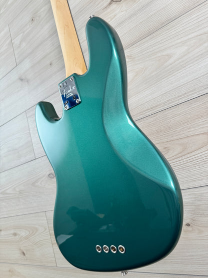Fender Adam Clayton Jazz Bass Rosewood Fingerboard, Sherwood Green Metallic #0587