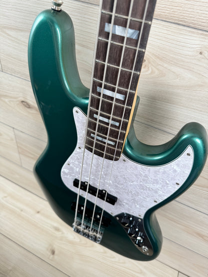 Fender Adam Clayton Jazz Bass Rosewood Fingerboard, Sherwood Green Metallic #0587