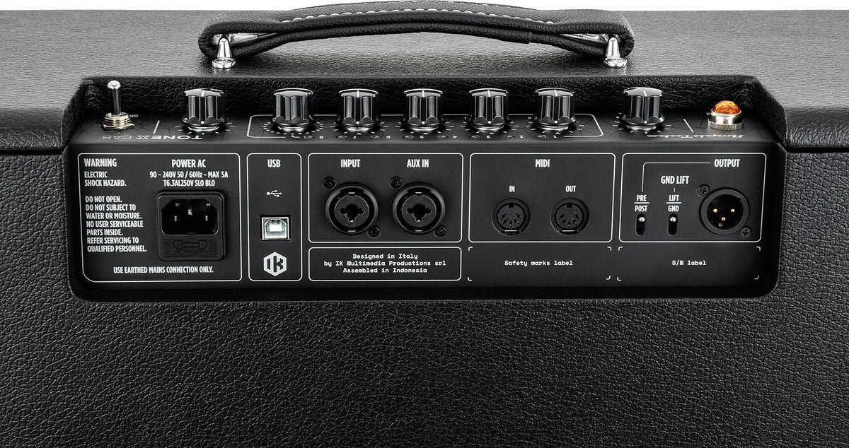 IK Multimedia TONEX Cab 700-watt 1 x 12-inch Powered Speaker Cabinet