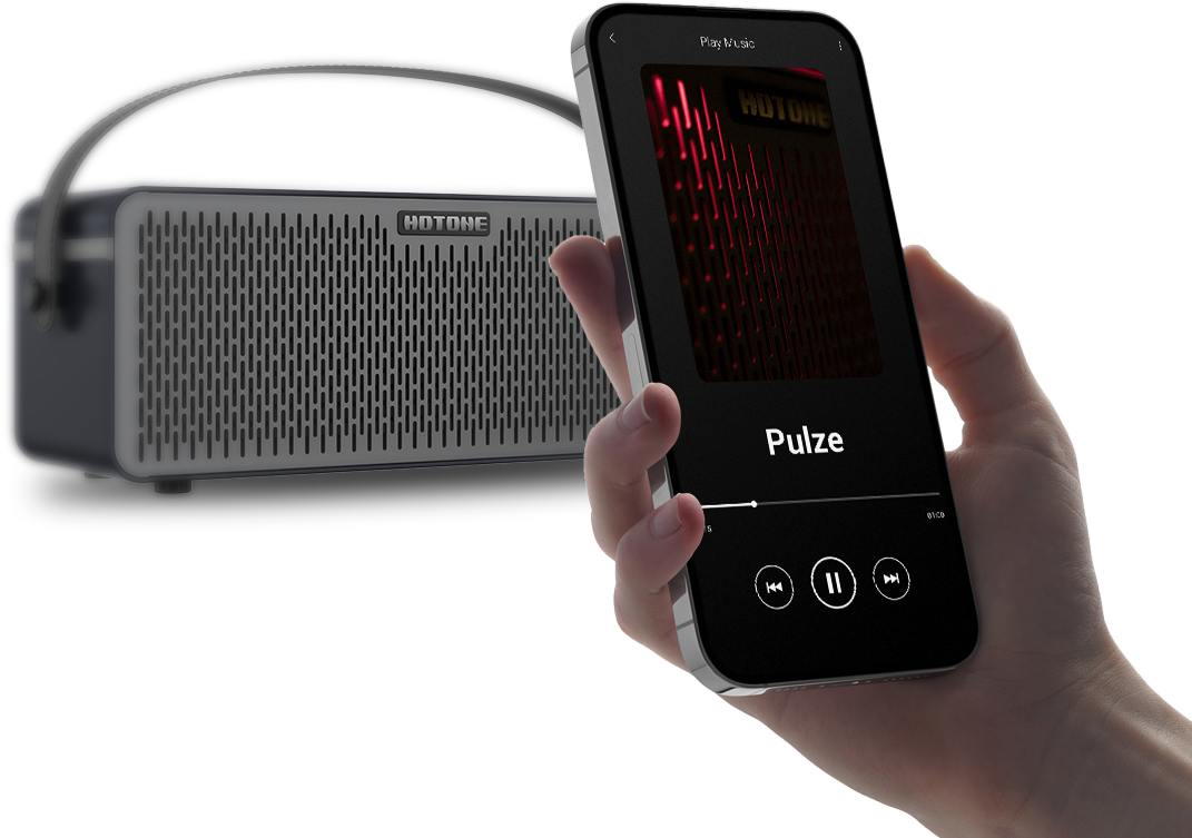 NEW! Hotone AP-30BK Pulze Luna Multifunctional Bluetooth modeling Guitar Amplifier Black - CBN Music Warehouse