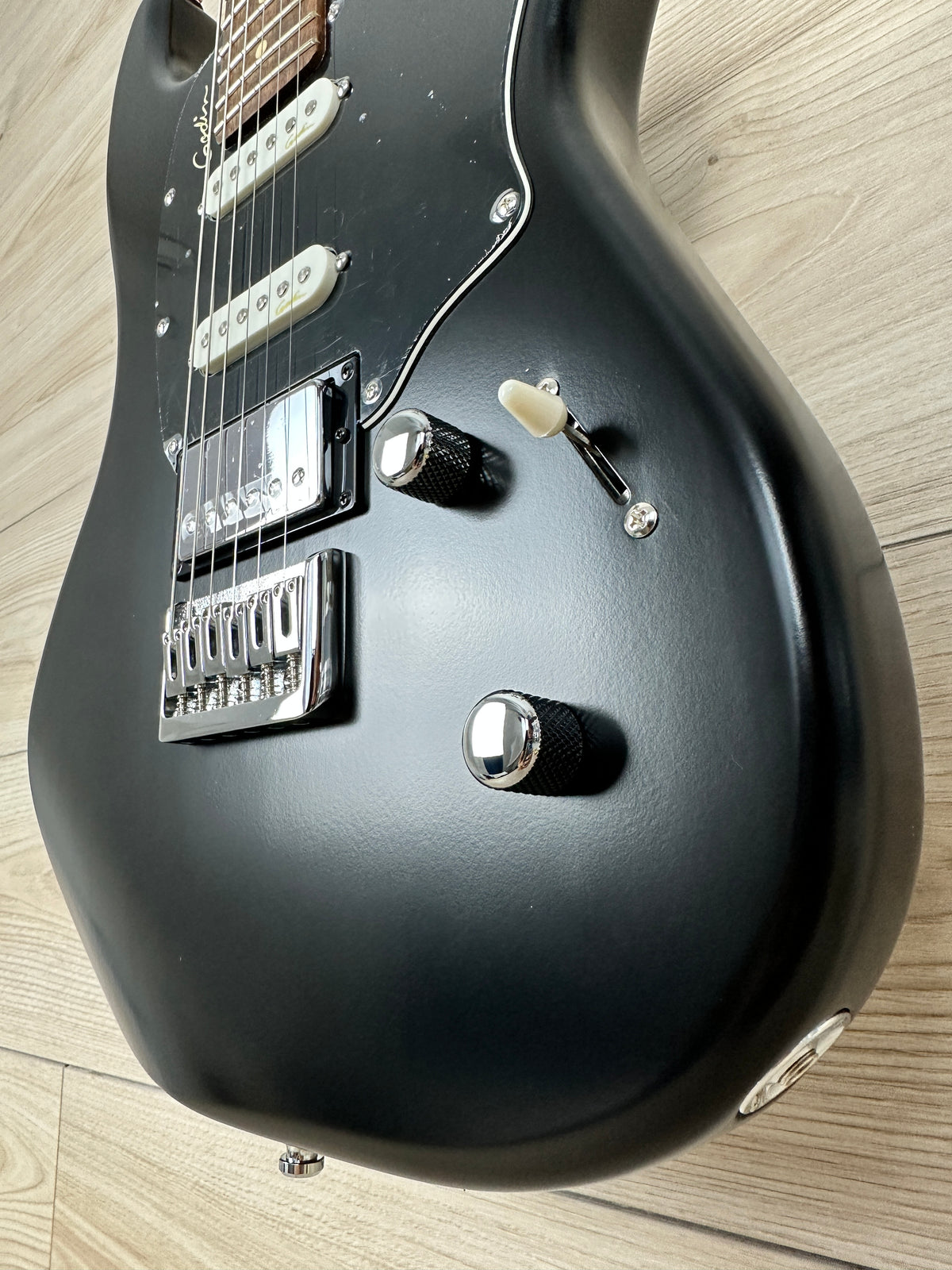 Godin Session HT HSS Electric Guitar Matte Black - CBN Music Warehouse