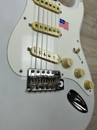 Fender Eric Johnson Stratocaster, Maple Fingerboard, White Blonde - CBN Music Warehouse