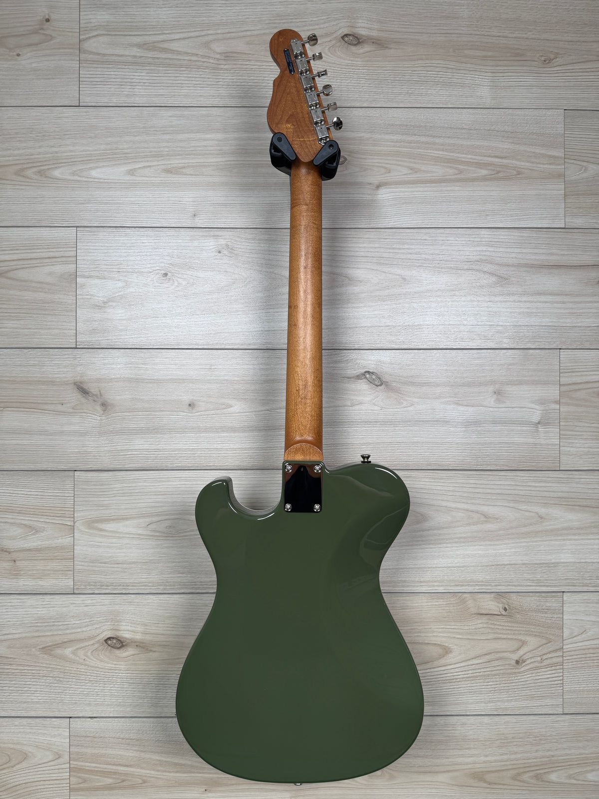 Veritas Custom Portlander Olive Drab with Tortoise Pickguard, Matching Headstock, Bigsby, Binding