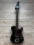 Veritas Custom Electric Guitar Portlander - Black with Tortoise Pickguard, Bigsby, Matching HS