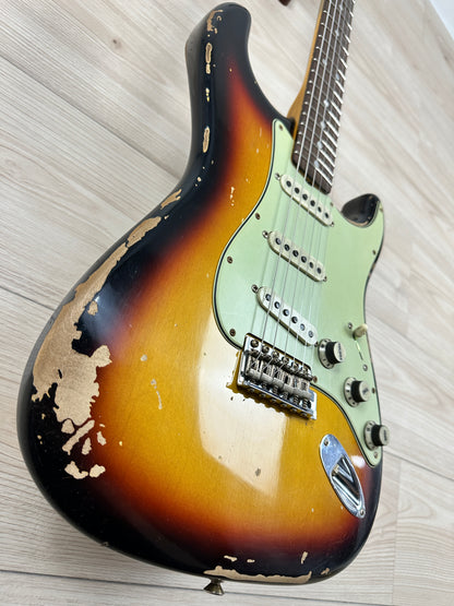 Fender Custom Shop Michael Landau Signature 1968 Stratocaster Bleached 3-Color Sunburst - R131907
