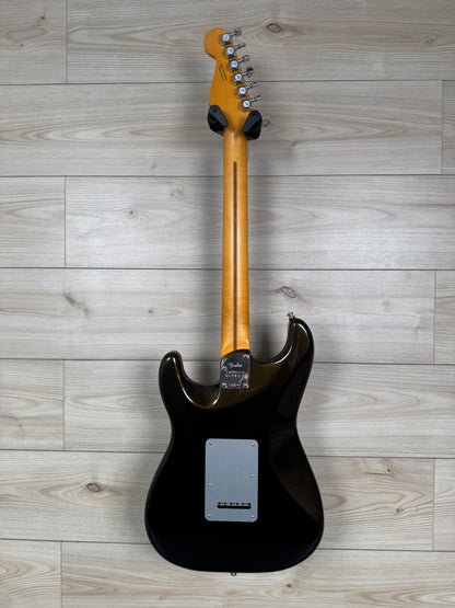 Fender American Ultra II Stratocaster HSS Electric Guitar, Texas Tea - #4967