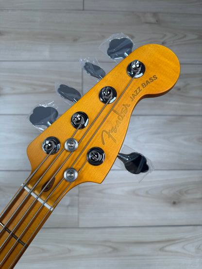 Fender American Ultra II Jazz Bass V 5 strings Bass, Sinister Red - #4640