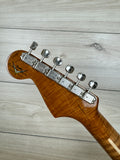 Fender Custom Shop 2023 Limited Edition Roasted '50s Strat® DLX Closet Classic, 1-Piece 4A Roasted Flame Maple, Wide-Fade Aged Chocolate 2-Color Sunburst