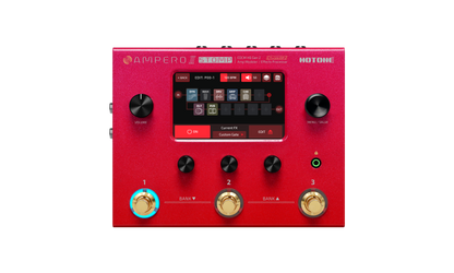 Hotone MP-300 10th Annyversary Guitar Multi Effects Processor Stomp Pedal - Red