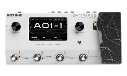 NEW! Hotone Ampero II Multi-Effects Pedal Dual Effect Chains with Expression Pedal