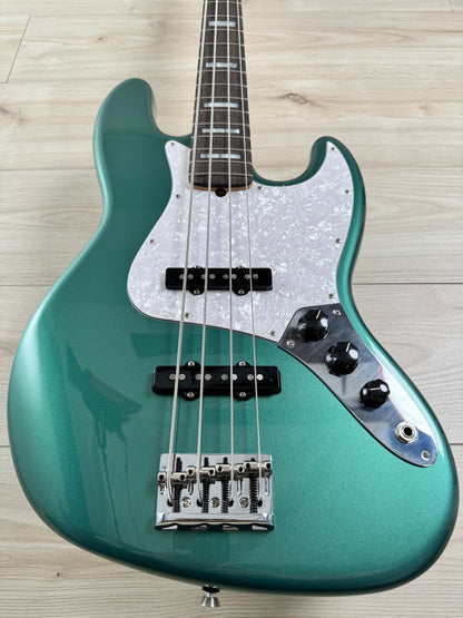 Fender Adam Clayton Jazz Bass Rosewood Fingerboard, Sherwood Green Metallic #0587