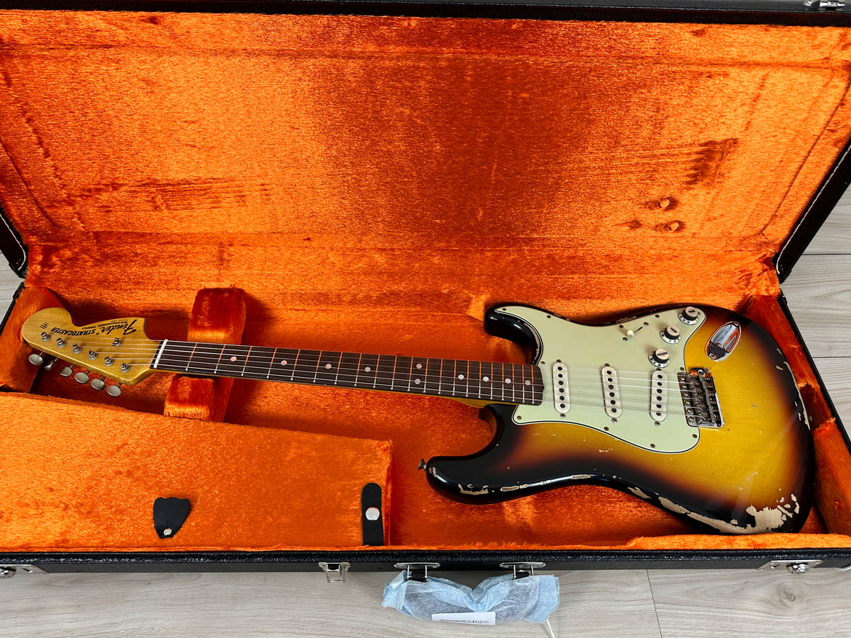 Fender Custom Shop Michael Landau Signature 1968 Stratocaster Bleached 3-Color Sunburst - R131907