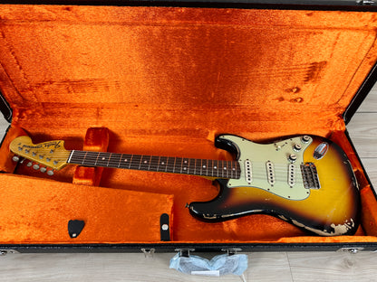 Fender Custom Shop Michael Landau Signature 1968 Stratocaster Bleached 3-Color Sunburst - R131907