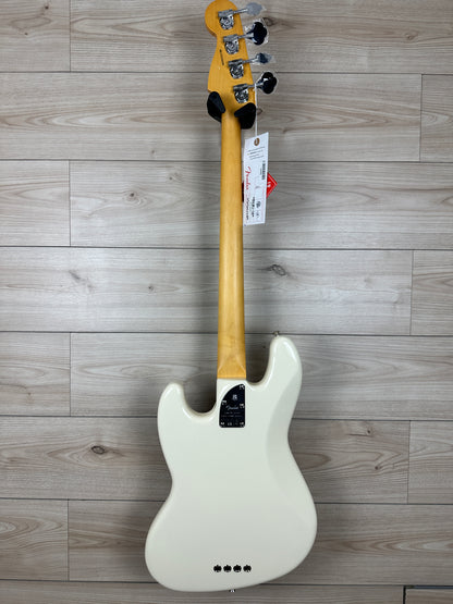 Fender American Professional II Jazz Bass Rosewood Fingerboard, Olympic White - CBN Music Warehouse