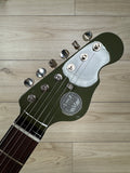Veritas Custom Portlander Double Cut Olive Drab with Matching Headstock