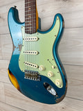 Fender Custom Shop 1961 Stratocaster Heavy Relic Aged Ocean Turquoise over 3-Color Sunburst