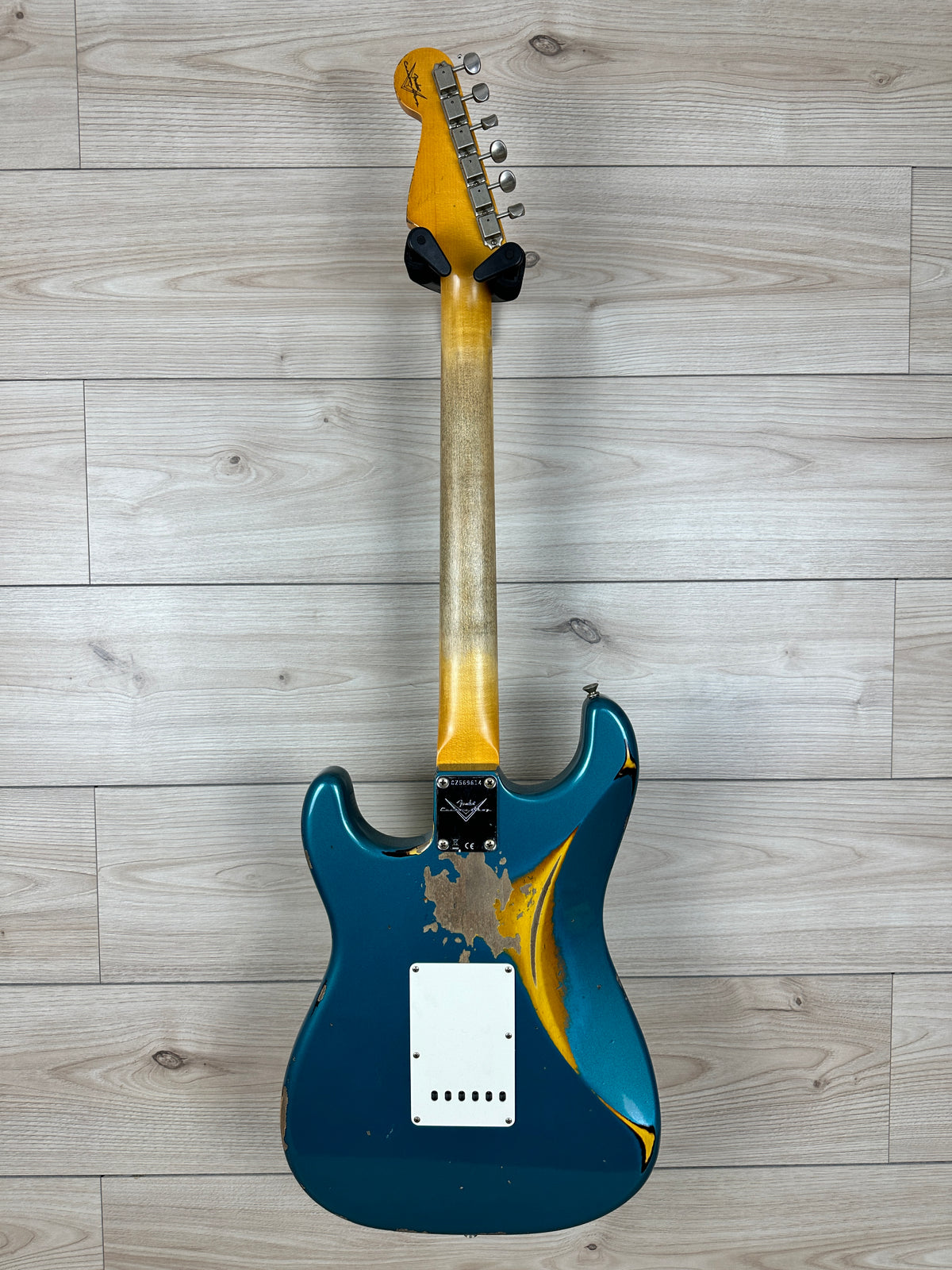 Fender Custom Shop 1961 Stratocaster Heavy Relic Aged Ocean Turquoise over 3-Color Sunburst