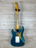 Fender Custom Shop 1961 Stratocaster Heavy Relic Aged Ocean Turquoise over 3-Color Sunburst