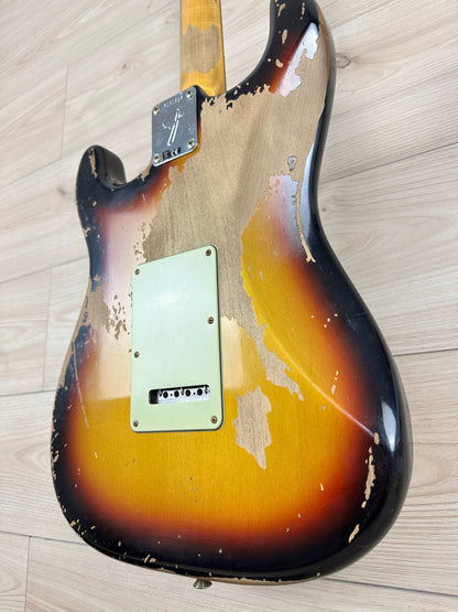 Fender Custom Shop Michael Landau Signature 1968 Stratocaster Bleached 3-Color Sunburst - R131907