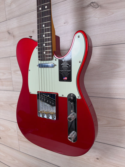 Fender Limited Edition American Professional Classic Telecaster featuring the Fender Silent System, Candy Apple Red
