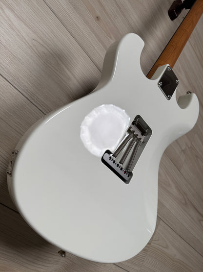 Veritas Custom Portlander Double Cut White with Tortoise Pickguard